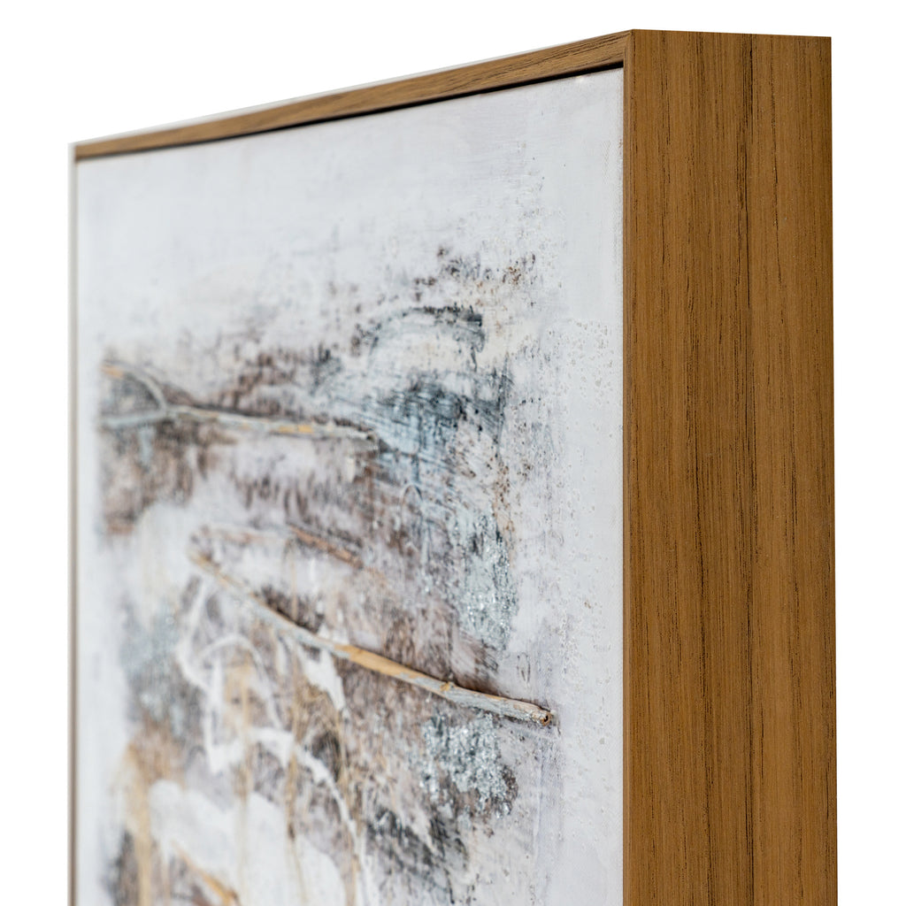 Ethereal Hand Painted Canvas In Frame
