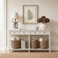 Belmont Collection 4 Drawer Console