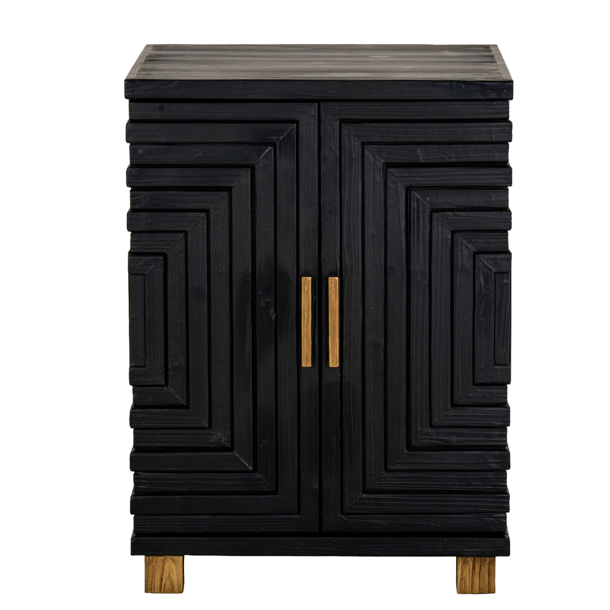 Lennox Black 2 Door Side Cupboard