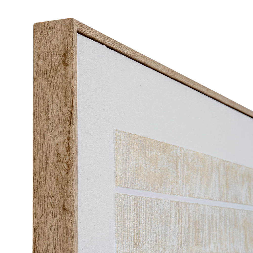 Sola Textured Line Canvas in Frame