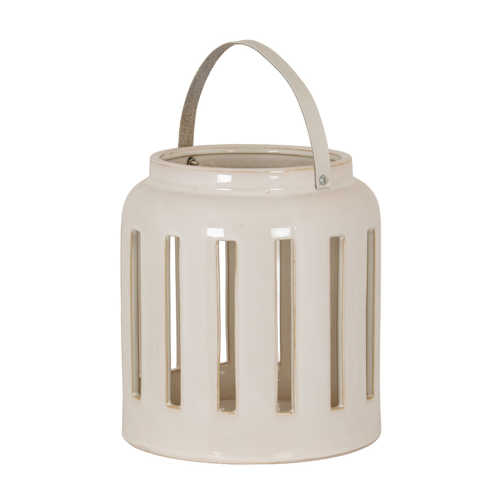 Novi Large Ceramic Rectangle Window Lantern