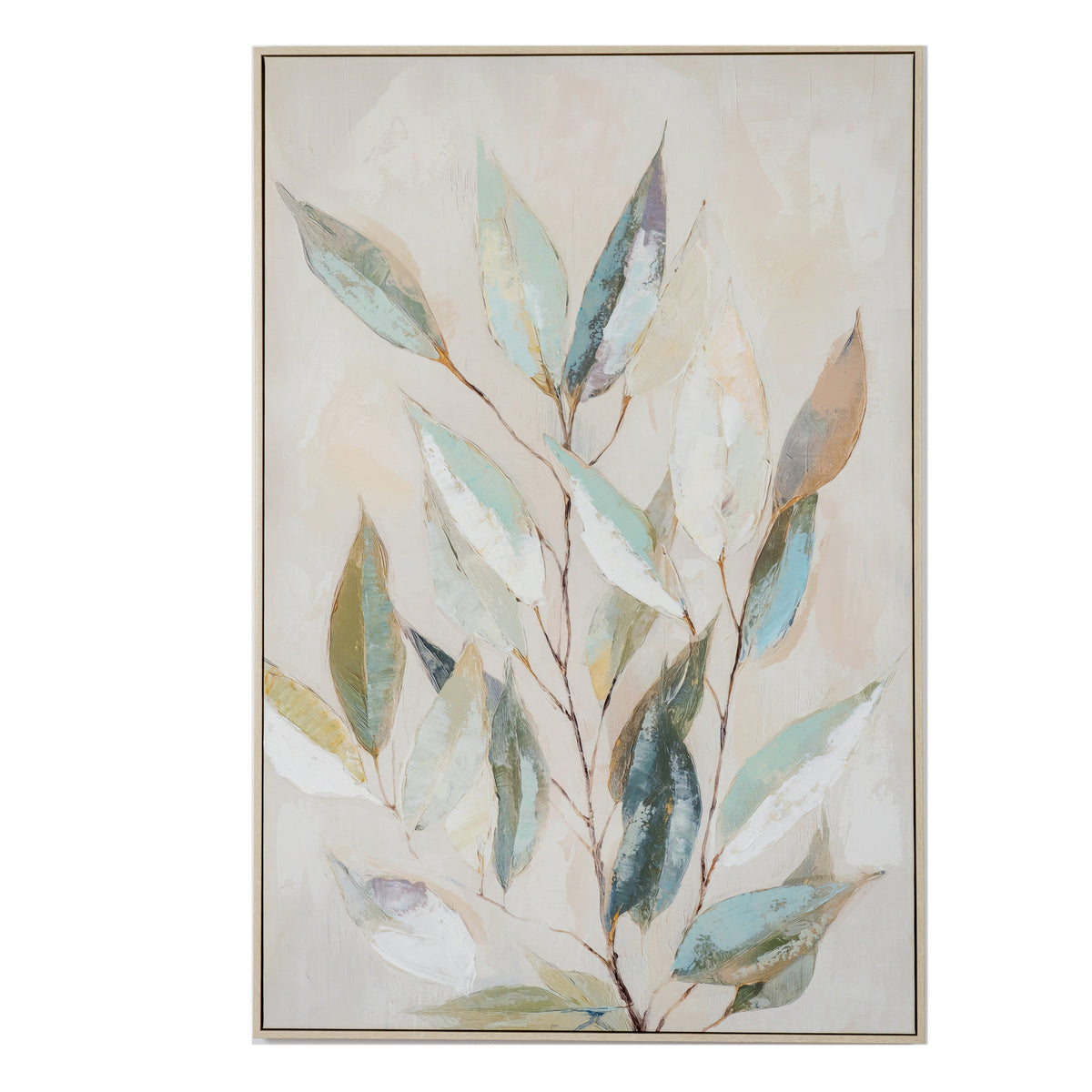 Willow Light Handpainted Canvas in Frame