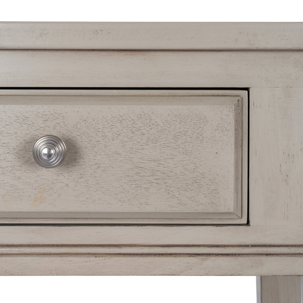 The Emile Collection 1 Drawer Side Table With Shelf