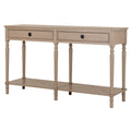 The Rowan Collection 2 Drawer Large Console With Shelf