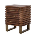 Strata Collection 3 Drawer Side Table