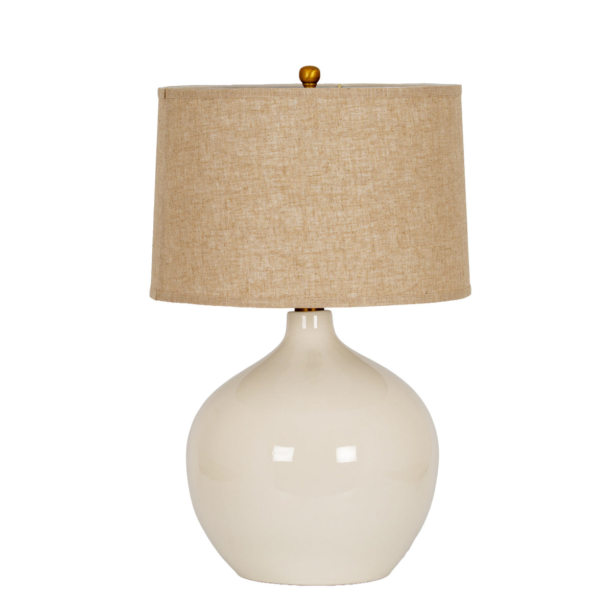 Lucille Ceramic Table Lamp With Linen Shade