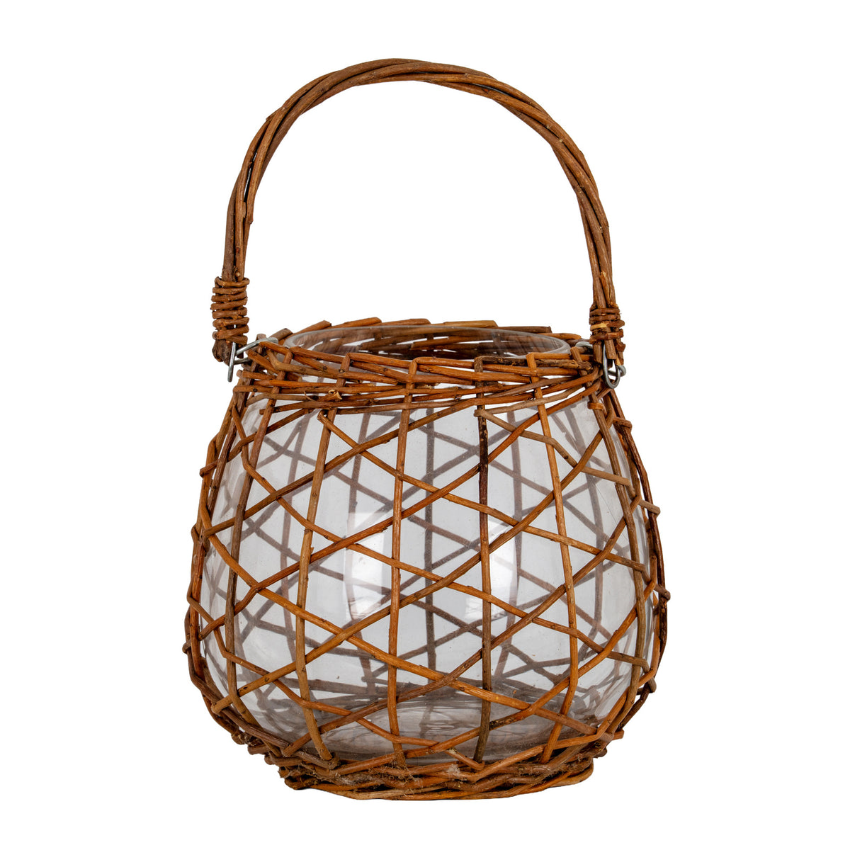 Briar Collection Large Wicker Lace Lantern